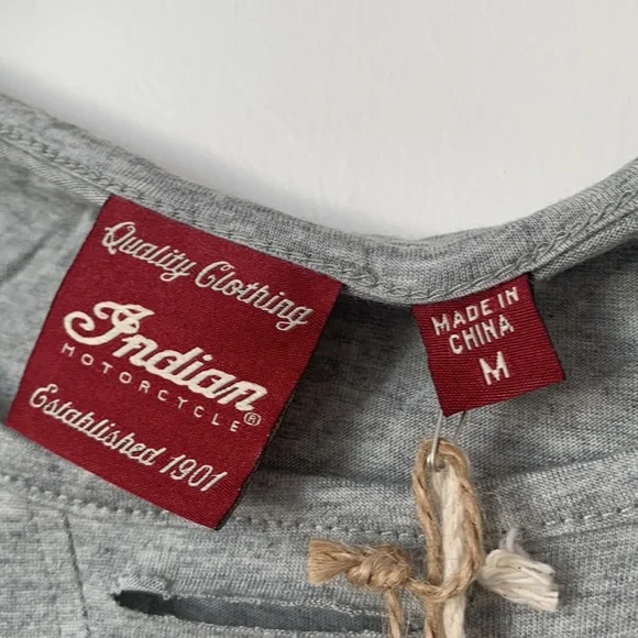 NWT Indian Motercycle Gray Circle Diamante T-Shirt - Picture 7 of 10